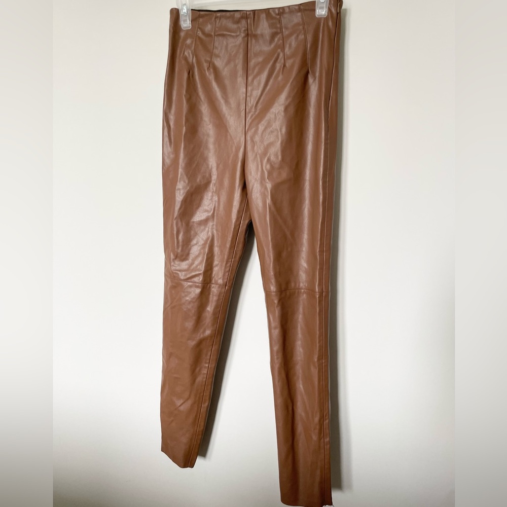 Zara Faux Leather Leggings